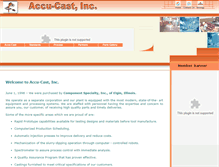 Tablet Screenshot of eaccucast.com